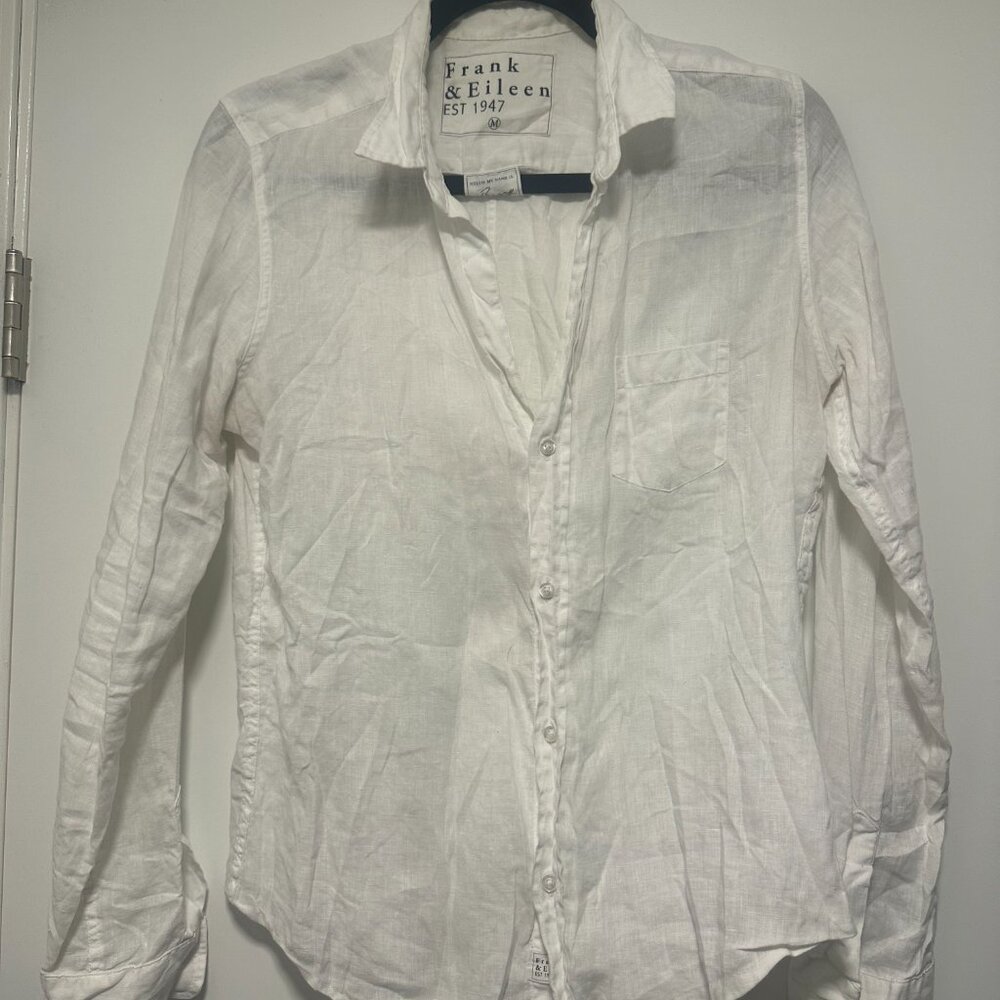 Frank and Eileen linen button up